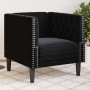 Silla de Sofá Chesterfield Negro 71 x 74.5 x 70.5 cm Terciopelo