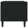 Silla de Sofá Chesterfield Negro 71 x 74.5 x 70.5 cm Terciopelo