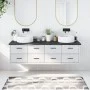 Encimera de baño madera tratada marrón oscuro 180x50x(2-4) cm de vidaXL, Encimeras - Ref: Foro24-3156261, Precio: 121,25 €, D...