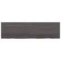 Badezimmerarbeitsplatte aus dunkelbraun behandeltem Holz, 180 x 50 x (2-4) cm von vidaXL, Arbeitsplatten - Ref: Foro24-315626...