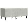 Sofá Chesterfield Gris claro 174 x 74.5 x 70.5 cm Terciopelo