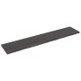 Badezimmerarbeitsplatte aus dunkelbraun behandeltem Holz, 200 x 40 x (2-4) cm von vidaXL, Arbeitsplatten - Ref: Foro24-315626...