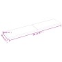 Badezimmerarbeitsplatte aus dunkelbraun behandeltem Holz, 200 x 40 x (2-4) cm von vidaXL, Arbeitsplatten - Ref: Foro24-315626...