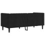 Sofá Chesterfield Otro Negro 174 x 74.5 x 70.5 cm Terciopelo