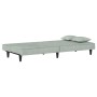 Light gray velvet sofa bed by vidaXL, Sofas - Ref: Foro24-351907, Price: 283,24 €, Discount: %