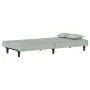 Light gray velvet sofa bed by vidaXL, Sofas - Ref: Foro24-351907, Price: 267,46 €, Discount: %