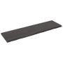 Dark brown treated wood bathroom countertop 220x60x(2-6) cm by vidaXL, Countertops - Ref: Foro24-3156280, Price: 197,45 €, Di...