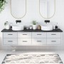Dark brown treated wood bathroom countertop 220x60x(2-4) cm by vidaXL, Countertops - Ref: Foro24-3156279, Price: 169,02 €, Di...