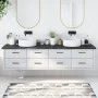 Encimera de baño madera tratada marrón oscuro 220x60x(2-4) cm de vidaXL, Encimeras - Ref: Foro24-3156279, Precio: 166,96 €, D...