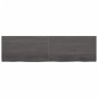 Badezimmerarbeitsplatte aus dunkelbraun behandeltem Holz, 220 x 60 x (2-4) cm von vidaXL, Arbeitsplatten - Ref: Foro24-315627...