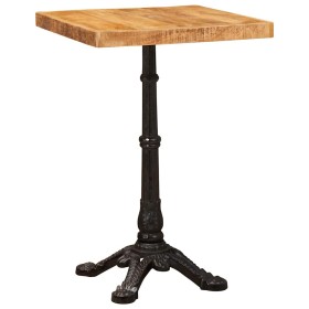Mesa bistro Marrón 50 x 50 x 76 cm madera maciza de mango
