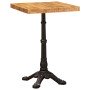 Mesa de Bistró Marrón 50 x 50 x 76 cm Madera de mango maciza en Mesas de cocina y de comedor | Comprar online en Foro24