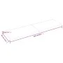 Encimera de baño madera tratada marrón oscuro 220x60x(2-4) cm de vidaXL, Encimeras - Ref: Foro24-3156279, Precio: 166,96 €, D...
