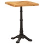 Mesa bistro Marrón 50 x 50 x 76 cm madera maciza de mango