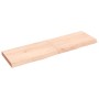 Encimera de baño madera maciza sin tratar 140x40x(2-6) cm de vidaXL, Encimeras - Ref: Foro24-3156052, Precio: 86,58 €, Descue...