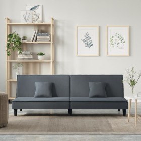 Dunkelgraues Samt-Schlafsofa von vidaXL, Sofas - Ref: Foro24-351908, Preis: 283,24 €, Rabatt: %