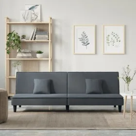 Sofá cama de terciopelo gris oscuro de vidaXL, Sofás - Ref: Foro24-351908, Precio: 260,71 €, Descuento: %
