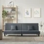 Dunkelgraues Samt-Schlafsofa von vidaXL, Sofas - Ref: Foro24-351908, Preis: 260,71 €, Rabatt: %