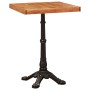 Mesa bistro Marrón 50 x 50 x 76 cm madera maciza de acacia