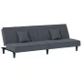 Dunkelgraues Samt-Schlafsofa von vidaXL, Sofas - Ref: Foro24-351908, Preis: 260,71 €, Rabatt: %
