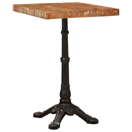 Mesa bistro Marrón 50 x 50 x 76 cm madera maciza reciclada