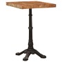 Mesa bistro Marrón 50 x 50 x 76 cm madera maciza reciclada