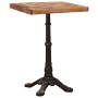 Mesa bistro Marrón 50 x 50 x 76 cm madera maciza reciclada