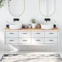 Encimera de baño madera maciza sin tratar 180x50x(2-6) cm de vidaXL, Encimeras - Ref: Foro24-3156070, Precio: 125,61 €, Descu...