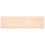 Untreated solid wood bathroom countertop 180x50x(2-6) cm by vidaXL, Countertops - Ref: Foro24-3156070, Price: 127,10 €, Disco...