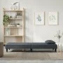 Dunkelgraues Samt-Schlafsofa von vidaXL, Sofas - Ref: Foro24-351908, Preis: 260,71 €, Rabatt: %