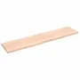 Unbehandelte Badezimmerarbeitsplatte aus Massivholz, 220 x 50 x (2–4) cm von vidaXL, Arbeitsplatten - Ref: Foro24-3156085, Pr...