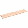 Untreated solid wood bathroom countertop 220x50x(2-4) cm by vidaXL, Countertops - Ref: Foro24-3156085, Price: 127,56 €, Disco...