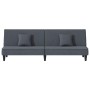 Dunkelgraues Samt-Schlafsofa von vidaXL, Sofas - Ref: Foro24-351908, Preis: 283,24 €, Rabatt: %