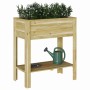 Soporte de plantas Marrón 85 x 46 x 94 cm Pino impregnado en Maceteros y jardineras | Comprar online en Foro24