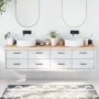 Encimera de baño madera maciza sin tratar 200x60x(2-6) cm de vidaXL, Encimeras - Ref: Foro24-3156080, Precio: 154,71 €, Descu...