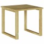Mesa de Tumbona Marrón 40 x 40 x 36 cm Pino impregnado