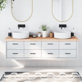 Encimera de baño madera maciza sin tratar 180x60x(2-6) cm de vidaXL, Encimeras - Ref: Foro24-3156072, Precio: 143,53 €, Descu...