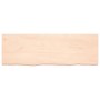 Unbehandelte Badezimmerarbeitsplatte aus Massivholz, 180 x 60 x (2–6) cm von vidaXL, Arbeitsplatten - Ref: Foro24-3156072, Pr...