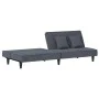 Dunkelgraues Samt-Schlafsofa von vidaXL, Sofas - Ref: Foro24-351908, Preis: 260,71 €, Rabatt: %