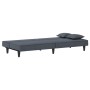 Dunkelgraues Samt-Schlafsofa von vidaXL, Sofas - Ref: Foro24-351908, Preis: 283,24 €, Rabatt: %