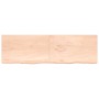 Unbehandelte Badezimmerarbeitsplatte aus Massivholz, 200 x 60 x (2–4) cm von vidaXL, Arbeitsplatten - Ref: Foro24-3156079, Pr...