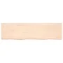 Unbehandelte Badezimmerarbeitsplatte aus Massivholz, 180 x 50 x (2–4) cm von vidaXL, Arbeitsplatten - Ref: Foro24-3156069, Pr...
