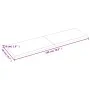 Unbehandelte Badezimmerarbeitsplatte aus Massivholz, 180 x 50 x (2–4) cm von vidaXL, Arbeitsplatten - Ref: Foro24-3156069, Pr...