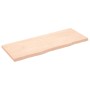 Untreated solid wood bathroom countertop 160x60x(2-6) cm by vidaXL, Countertops - Ref: Foro24-3156064, Price: 130,91 €, Disco...