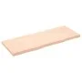 Untreated solid wood bathroom countertop 160x60x(2-6) cm by vidaXL, Countertops - Ref: Foro24-3156064, Price: 129,55 €, Disco...