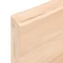 Unbehandelte Badezimmerarbeitsplatte aus Massivholz, 160 x 60 x (2–6) cm von vidaXL, Arbeitsplatten - Ref: Foro24-3156064, Pr...