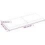 Unbehandelte Badezimmerarbeitsplatte aus Massivholz, 160 x 60 x (2–6) cm von vidaXL, Arbeitsplatten - Ref: Foro24-3156064, Pr...