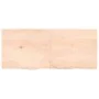 Solid untreated wood bathroom countertop 140x60x(2-6) cm by vidaXL, Countertops - Ref: Foro24-3156056, Price: 115,00 €, Disco...