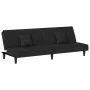 Schwarzes Samt-Schlafsofa von vidaXL, Sofas - Ref: Foro24-351911, Preis: 273,61 €, Rabatt: %