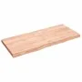 Light brown treated oak wood table top 140x60x(2-6) cm by vidaXL, Table tops - Ref: Foro24-3156382, Price: 131,74 €, Discount: %